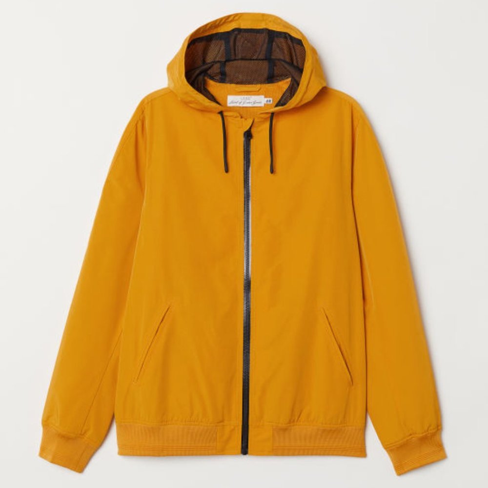H&M Windbreaker, Dark yellow, Men's size M